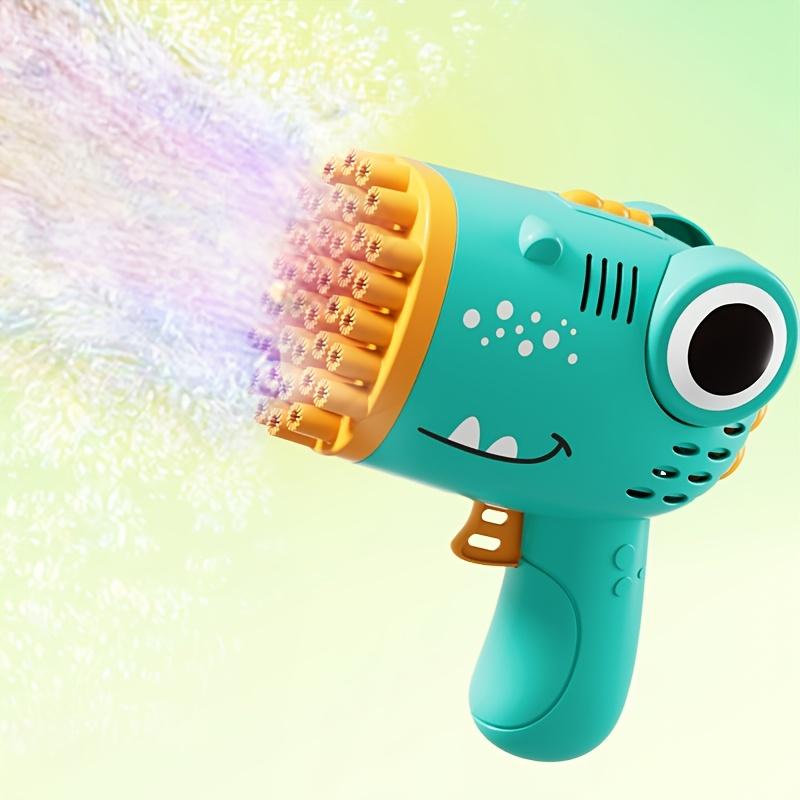 

40 Hole Dinosaur Bubble Handheld Bubble Machine, Electric Bubble Gun Outdoor Wedding Party Toy(without Bubble Water) зелёный