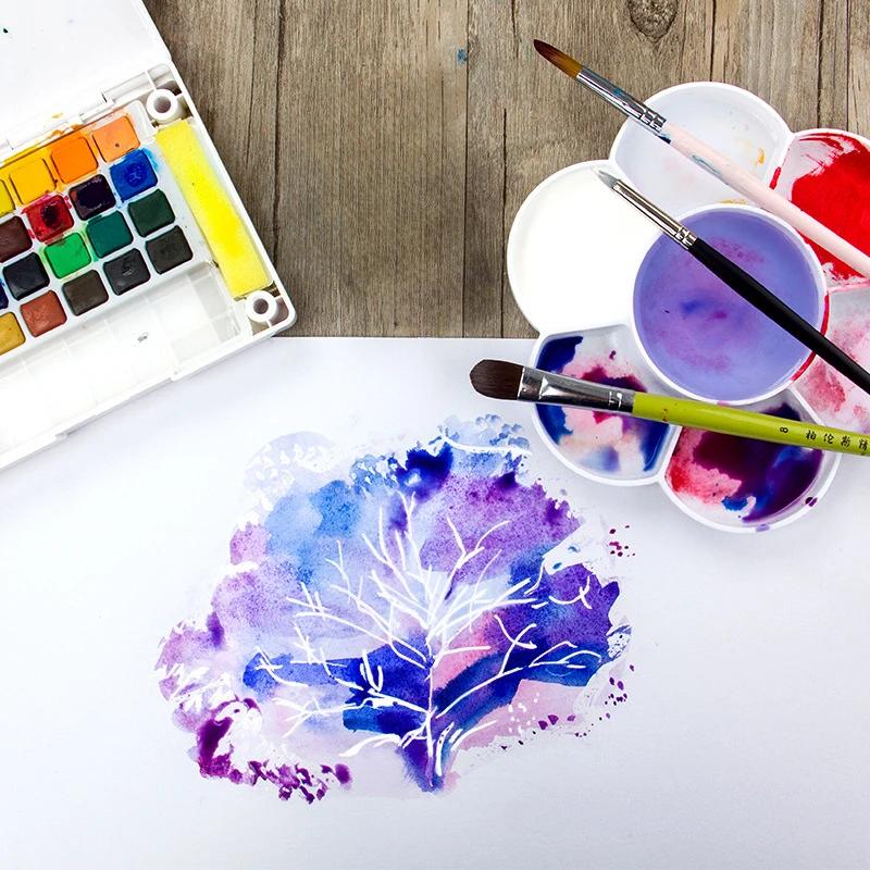 1pc Watercolor Medium White Liquid Oil Painting Quick-drying Color Polishing Linseed Oil Glazing Oil Watercolor Liquid Painting