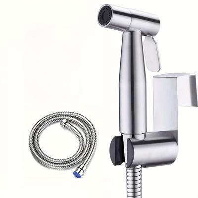 Ręczny bidet do bidetu rączka ze stali nierdzewnej łazienka ręczny bidet Spraye zestaw toaleta samoczyszcząca głowica prysznicowa bez dziurkacza