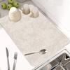Dish Drying Mat for Kitchen Counter Non-Slip Absorbent Draining Mat Eco-Friendly Heat Resistant Dish Drying Pad for Sinks Draining Racks