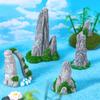 Figuren Miniaturen Imitation Künstliche Berg Wasserfälle Mikro Landschaft Ornamente Für Heimdekorationen DIY Schreibtischzubehör