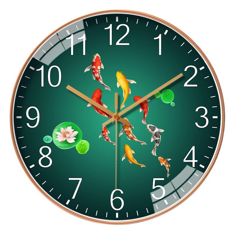 12-inch 30cm modern simple clock wall clock living room home silent clock personalized decorative quartz clock