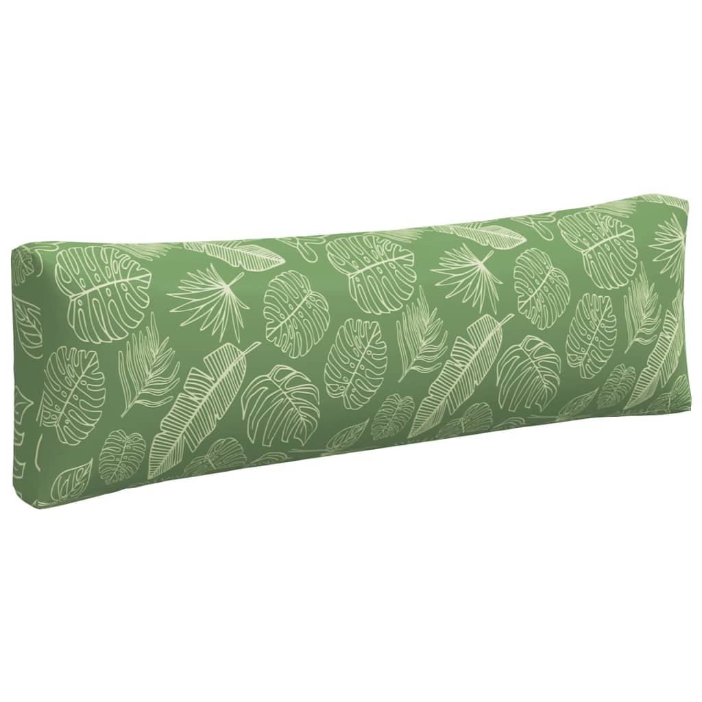 3 Piece Pallet Cushion Set with Leaf Pattern Oxford Fabric