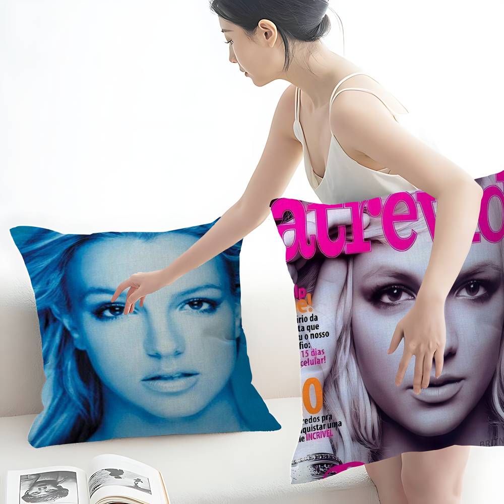 B-Britney S-Spears Kuddfodral Dekorativ Kudde Soffa Heminredning fodral kuddfodral