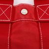 HERMES Deauville PM Handbag Red canvas Women Used