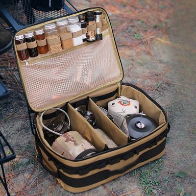 1pc 15L Large Capacity Outdoor Cooker Stove Storage Bag Crashproof Picnic Bag Set Pot Gas Canister Storage Bag