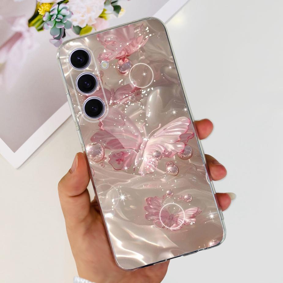 For Samsung Galaxy S24 Case S24+ New Fashion Painted Cover Soft Silicone Phone Case For Samsung S24 Ultra S 24 Plus Fundas Coque