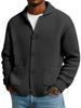 Giacca da Uomo con Revers Europea & Americana - Autunno/Inverno Maglia a Nido d'Ape Camicia Casual alla Moda
