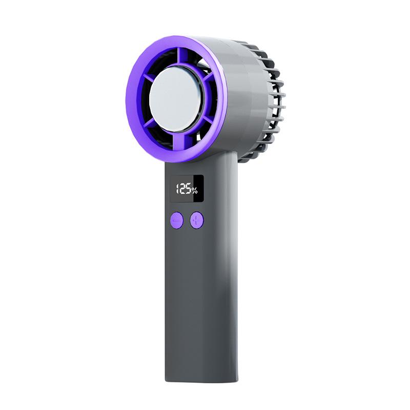 Portable Handheld Cooling Fan with Rechargeable Mini Turbine