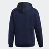 Adidas Originals Tartan Solid Color Striped Comfortable Casual Hoodie Long Sleeve Sweatshirt Men Hoodies Navy-Blue ED7017