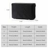 Silver-Coated Fabric Air Conditioner Cover UV Resistant Water Resistant Outdoor AC Cover Snap Buttons Ventilation