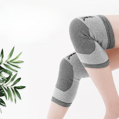 Mugwort Knee Pads Winter Sports Basketball Women's Set Air Conditioned Room Cold Legs for The Elderly Warm Bamboo Charcoal Knitted Knee Pads