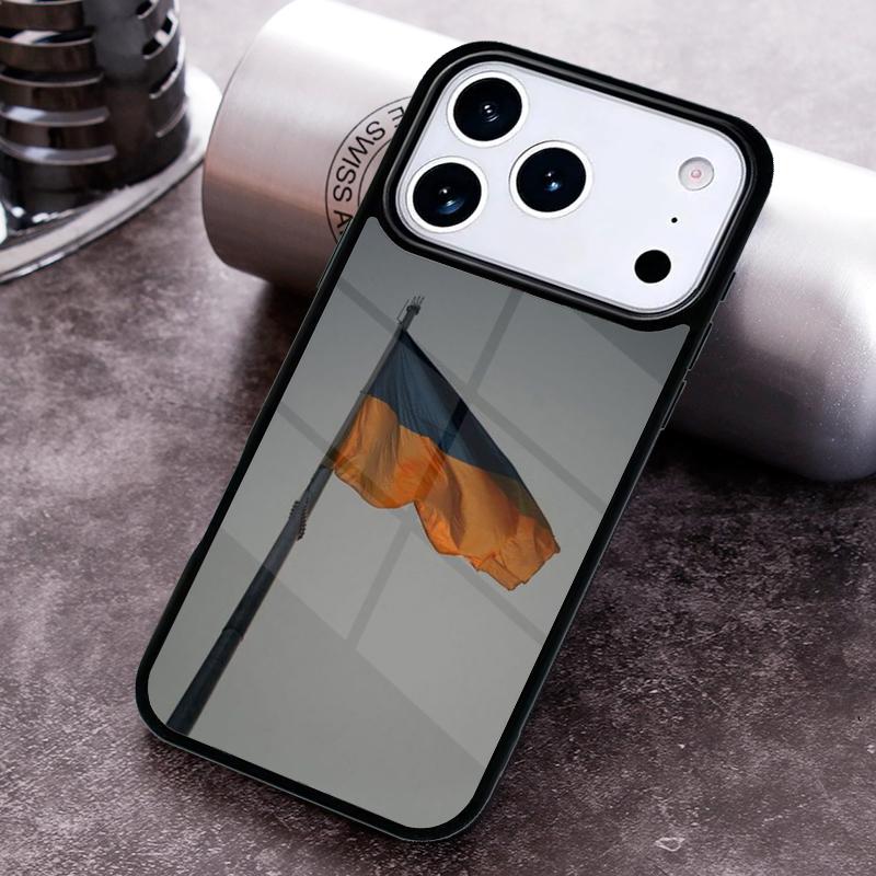 u=kraine Of Flag banner Phone Case For iPhone 17,16e,15,14,13,12,11,Mini,Pro,MAX soft Silicone Cover
