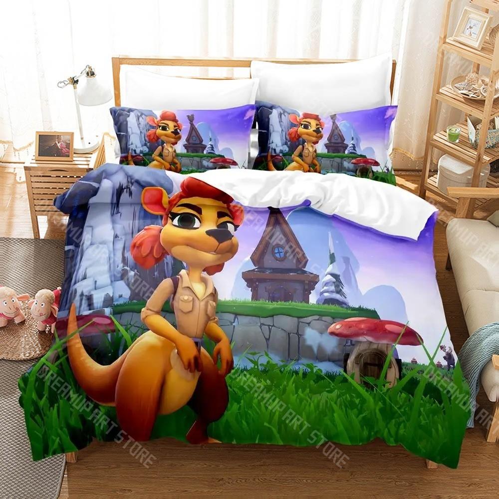 3D Printed Spyro Reignited Trilogy Spyro Dragon Bedding Set for Boys Girls Duvet Cover Twin Queen King Full Single Double Sizes