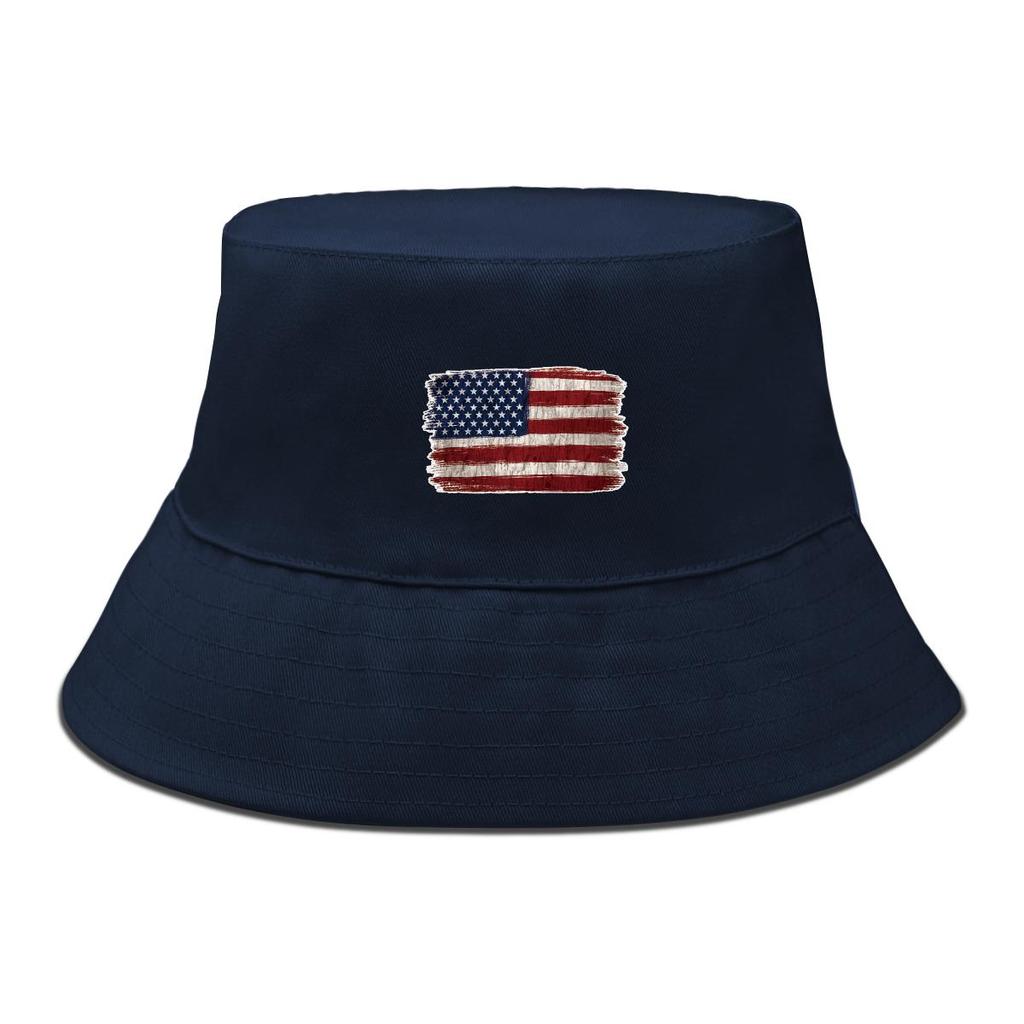Amerika Sterne und Streifen Print Fischerhut , Patriotischer USA Flagge Fischerhut Faltbar Frühling Sonnenschutz Strandkappe