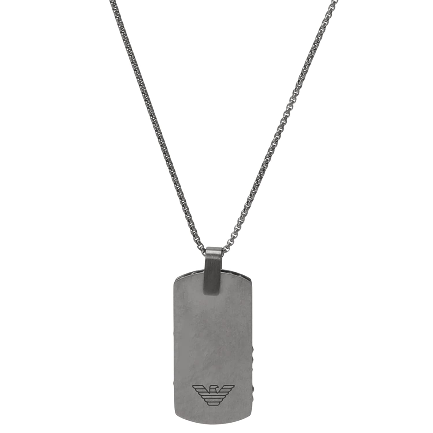 

Ожерелье с подвеской [Emporio Armani] Черный/Пушечный металл [Предмет]