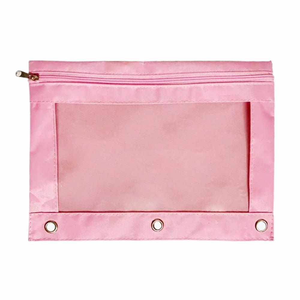 Gjennomsiktig Oxford-klut Løsblad Budsjettpermlommer Dokumentholder Filorganisering Glidelåspermposer for notatbok