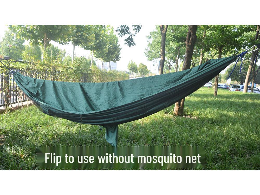 High-Quality Portable Camping Hammock with Mosquito Net and Waterproof Canopy for Outdoor and Indoor Use