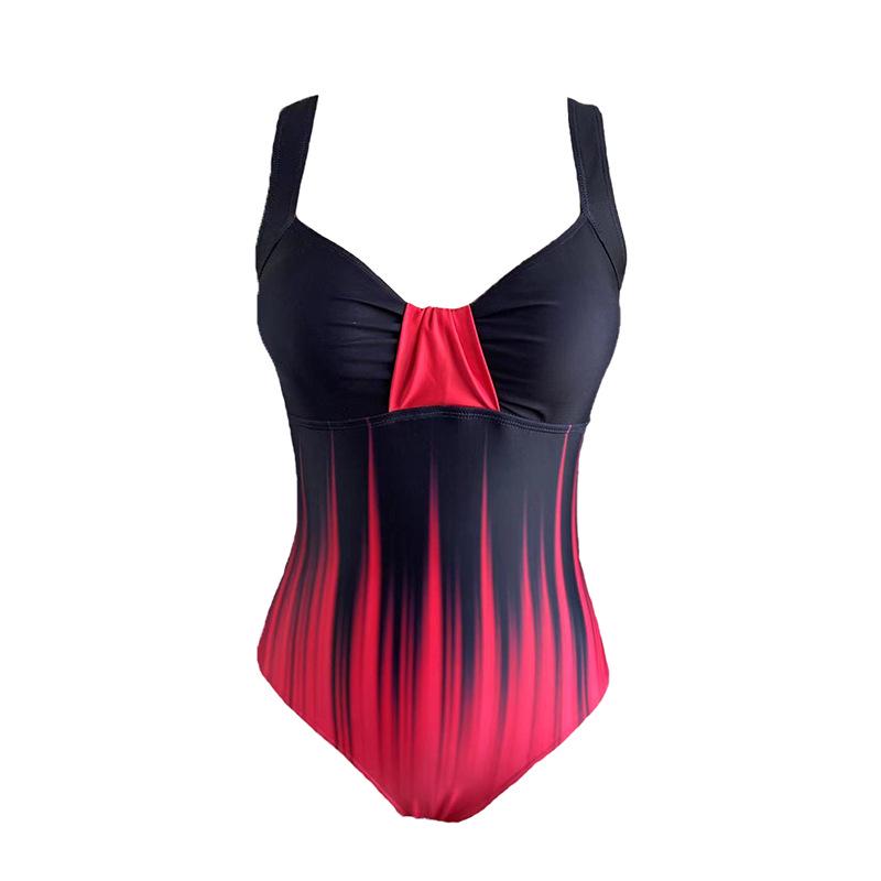 Gradient Sexy Backless One-Piece Swimsuit for Women