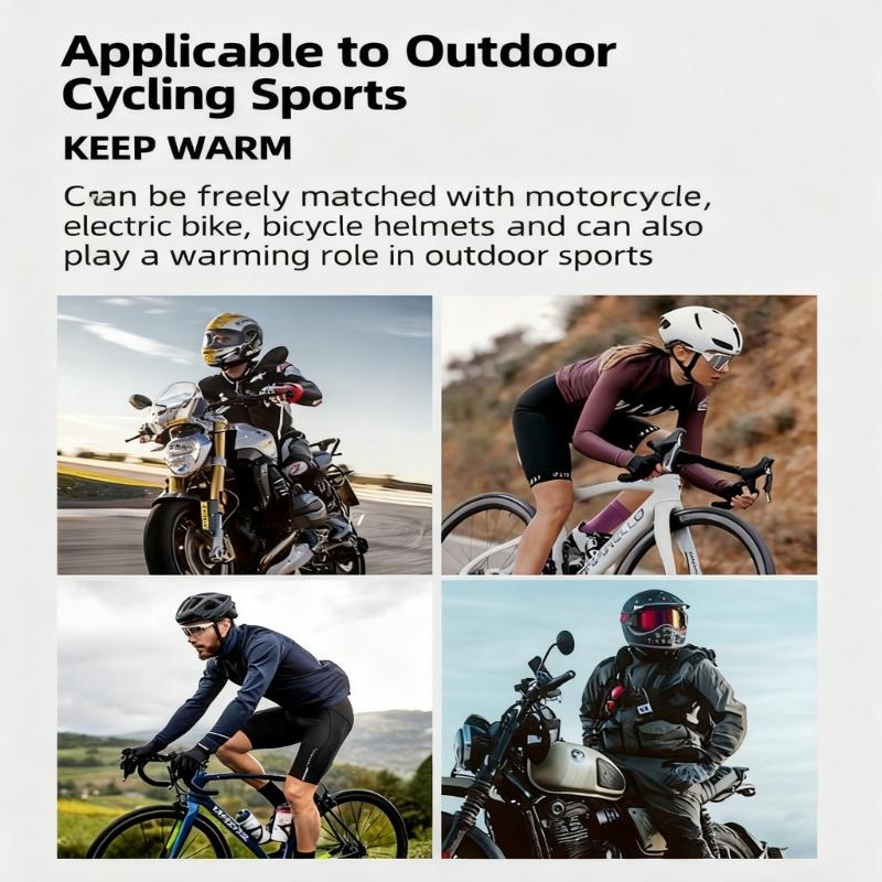 Winter Cycling Face Cover Windproof Balaclava With Breathable Fabric Full Head Neck Protection Compatible Helmets For Skiing Motorcycle