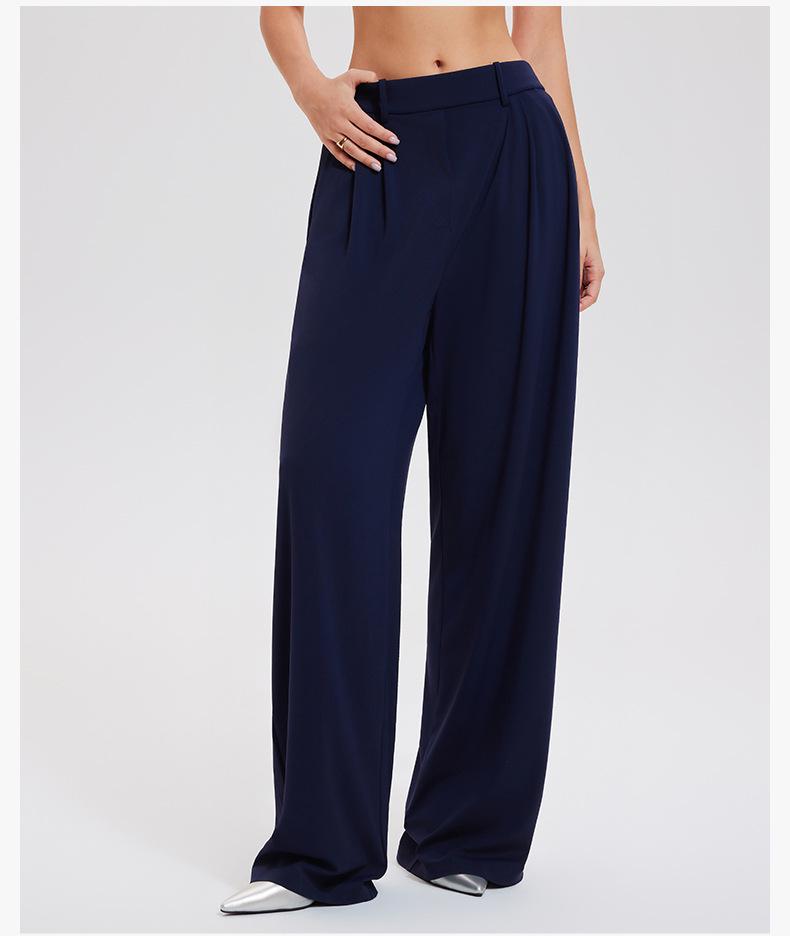 Women's Fashionable Wide-Leg Yoga Pants - Breathable, Loose, Slimming Trousers