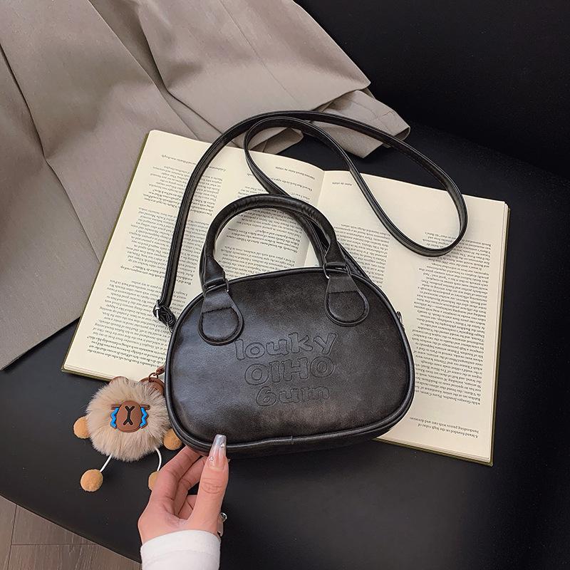 Niche Retro Maillard Style Handbag Women's 2025 New Versatile Korean Fashion Textured Shoulder Messenger Bag