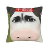 Funny Grassland Cattle Meme  Pillow Case  Fashion Pillow Cover Soft Pillowcases For Living Room Chair