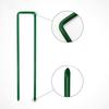 Durable and Sturdy U-shaped Garden Nail 6 Inches U-type Garden Turf Staples  Plastic Films
