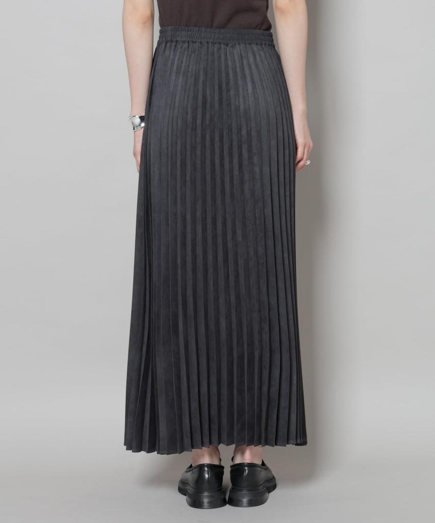 Nano Universe Faux Suede Pleated Skirt be paired with other F 044 Camel Women's (Can items) 673-5230311