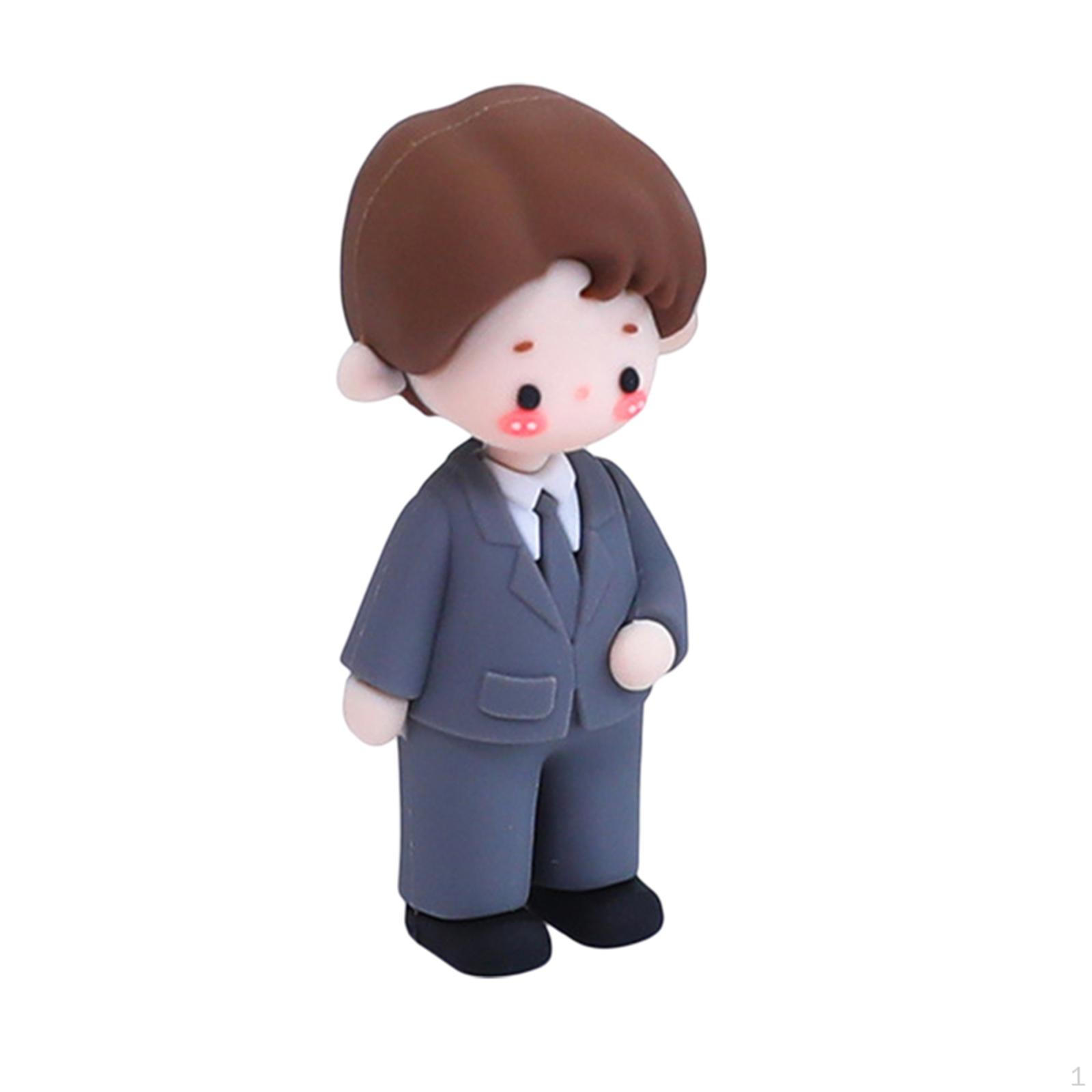 

Doll Statue Love Figures Craft Miniature Decorative Art Sculpture People Model Collectible for bridegroom