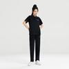 Li Ning Badminton Series Breathable Comfortable Casual Lightweight Short Sleeve Polo Shirt Unisex Tops Black APLU961-1