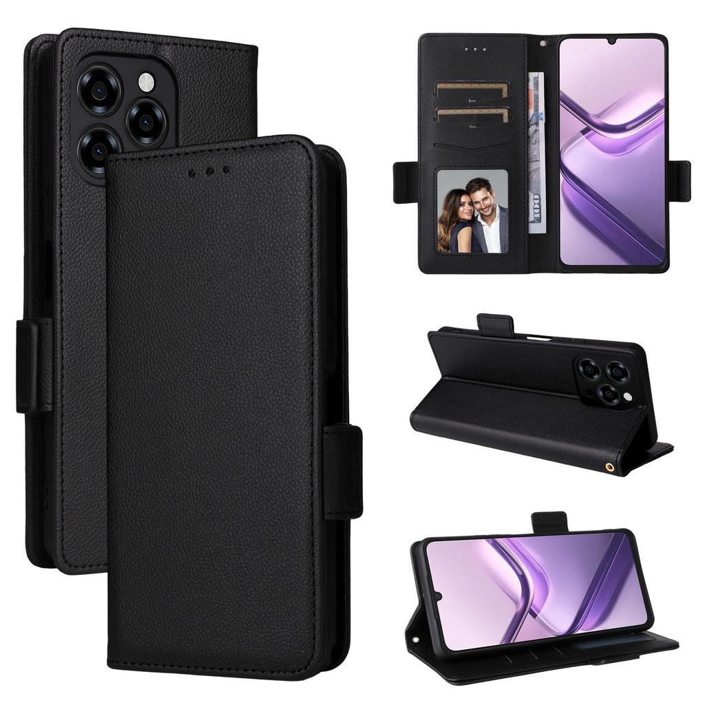 Leder-Flip-Cover für Doogee Note 58/Note 58 Pro, PU-Telefonhülle, Rundumschutz, stoßfest mit [RFID-Blockierung]