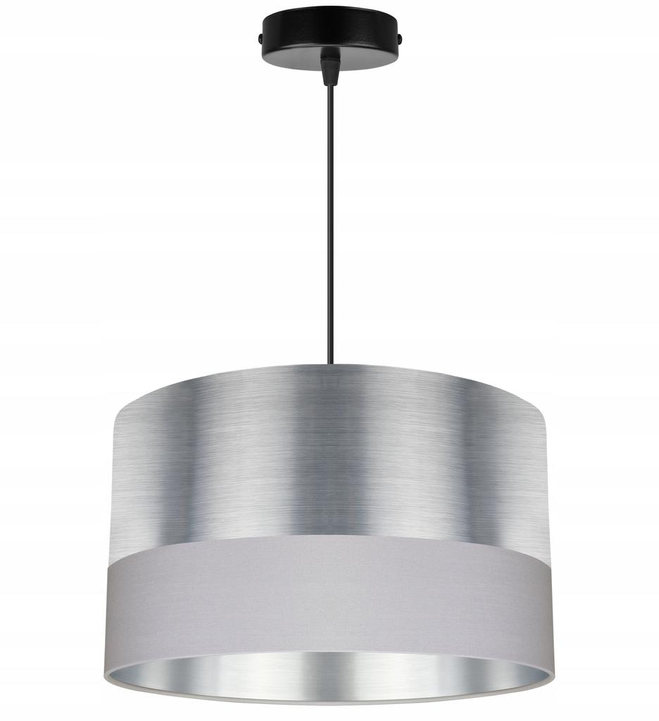 DECKENHÄNGELAMPE CHROMER LAMPENSCHIRM LED