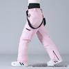 Unisex Winter Ski Pants: Windproof, Waterproof, Thickened, with Suspenders - Perfect for Snowboarding and Skiing.