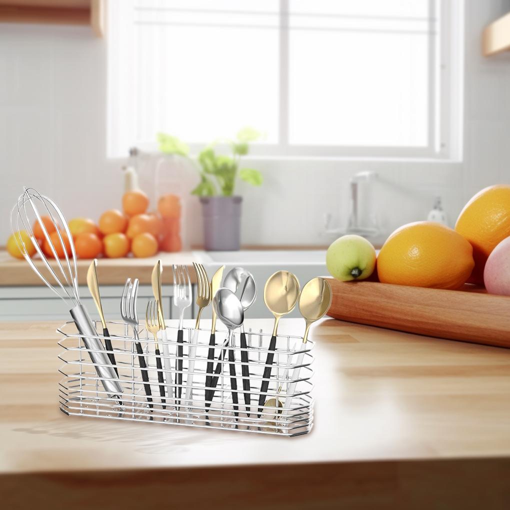 Quick Drying Drainage Rack Sturdy And Rust-Proof Kitchen Organizer Sink Countertop Organizer