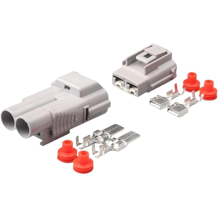 automotive electrical connectors 1 Set 2 Pin Automobile Sealed Wire Connector Heavy Trucks Large Power High Current Pl*/ug for 6188-0096 6189-0172