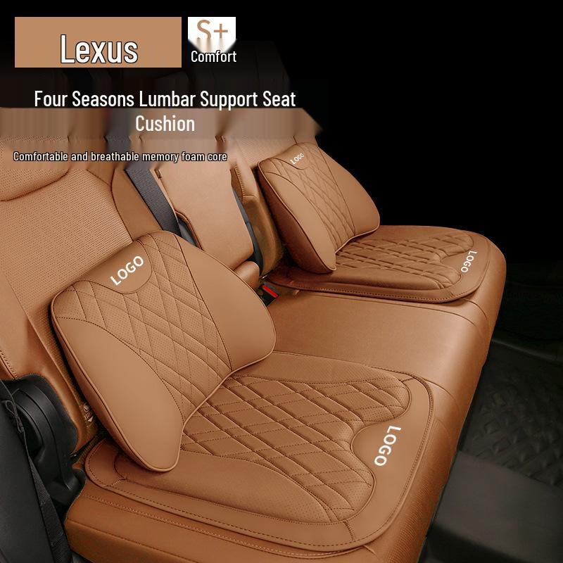 Lexus ES200/ES300h/RX/NX/UX Headrest Lumbar Support & Neck Pillow Cushion - Car Interior Accessory