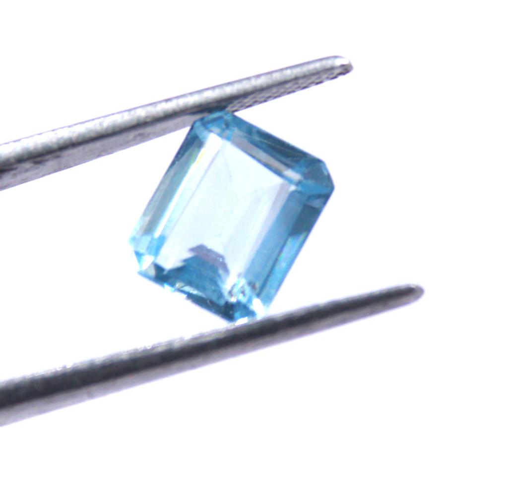 4.70 Carat Wednesday Big Offer Sky Blue Aquamarine Brazil Emerald Shape Certified Gemstone SN116