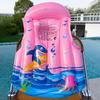 New Ocean World Inflatable Children's Life Jacket Swimwear - Thickened PVC Vest for Enhanced Buoyancy