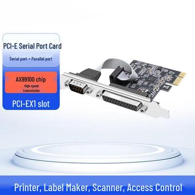 PCI-E 1 Serial 1 Parallel Port Expansion Card