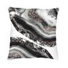 Agate Rose Gold Glitter Glam Square Pillow Cover Home Decor Geometric Patterns Cushions Throw Pillow Car Double-Sided Printing