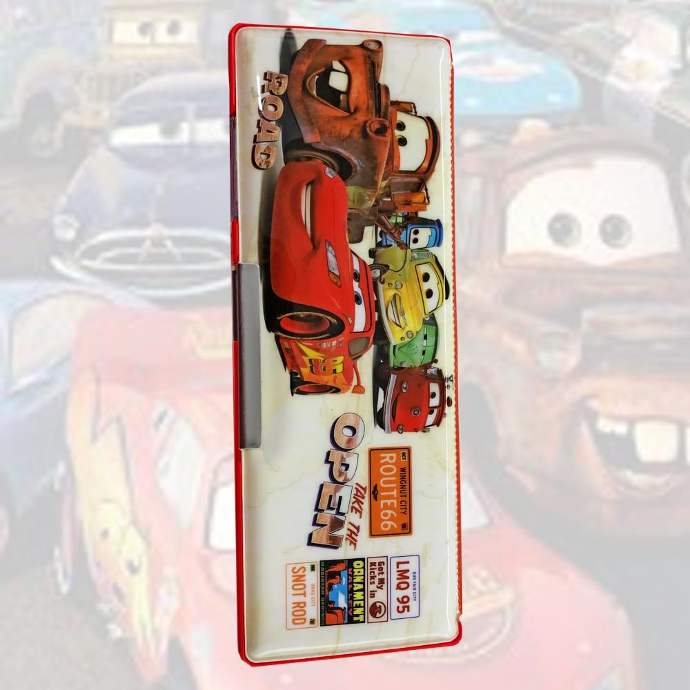 RSINC Magnetic Cars Pencil Box for Kids – E| Durable, Functional, and  Playful Stationery Organizer | V