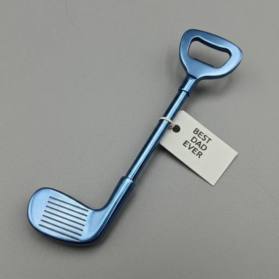 1/2Pcs Golf Club Bottle Opener Heavy Duty Metal Manual Beer Bottle Opening Tool Kitchen Gadget Father's Day Dad Golf Lover Gift