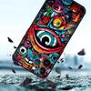 Fashion Monster Graffiti Phone Case for Apple iPhone 15 16 Pro XS Max 16e 13 14 Plus XR SE 7 8 12 11 Pro Plus Matte