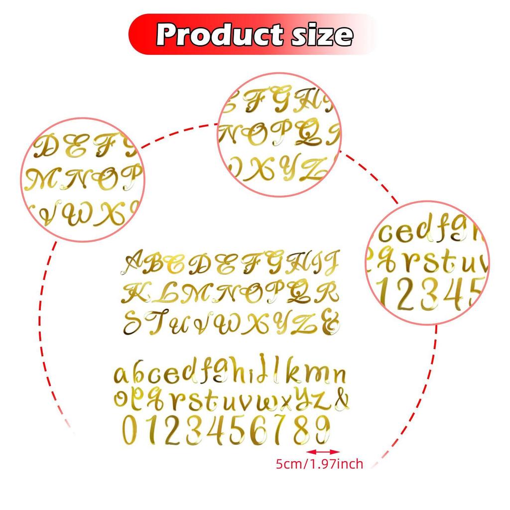 Cake Toppers DIY Ornaments Decorative A-z Letters Acrylic Alphanumeric Cake Decoration for Dessert Festivals Anniversary