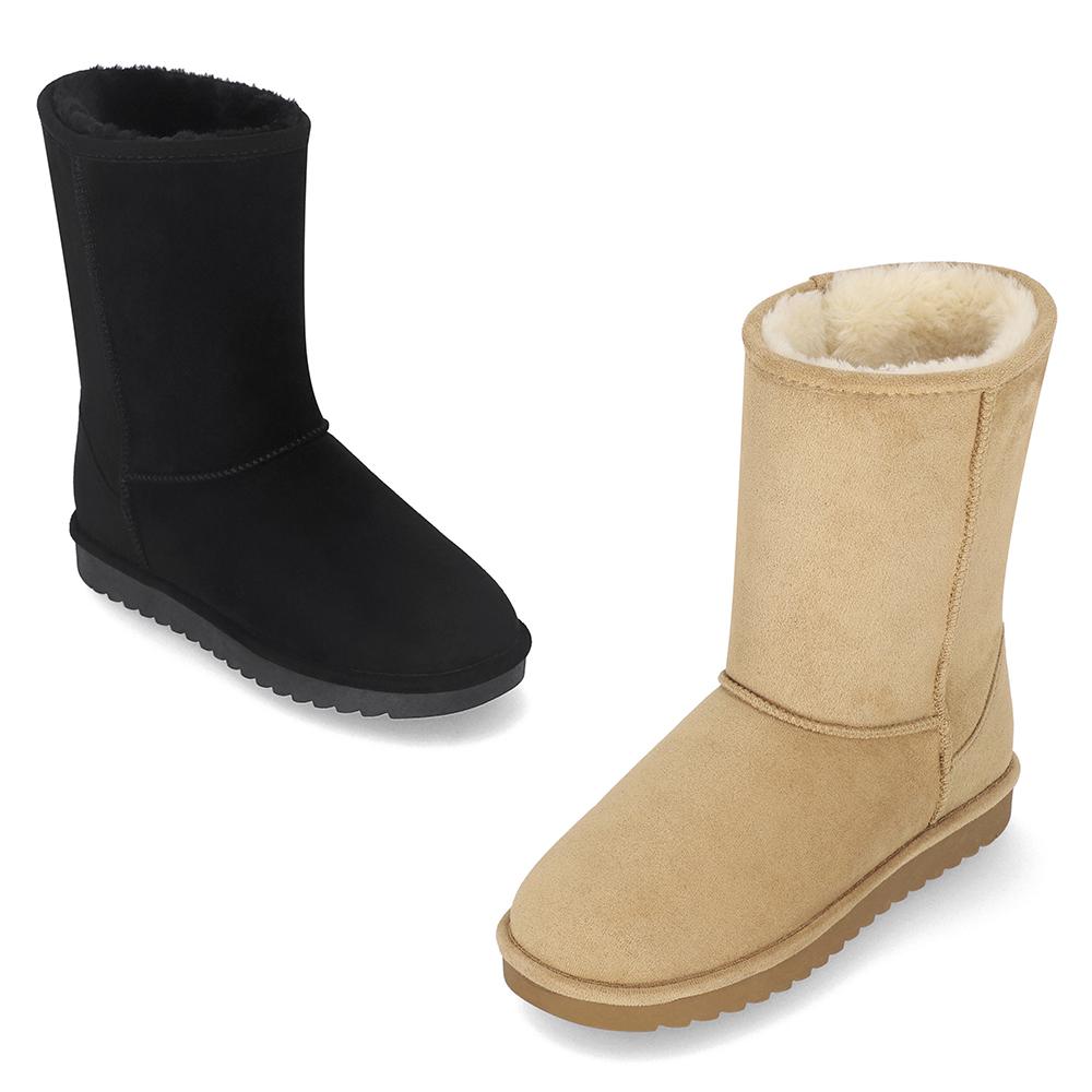 Elcanto Intense Women'S Suede Fur Boots 2Cm Lcwa14I34V