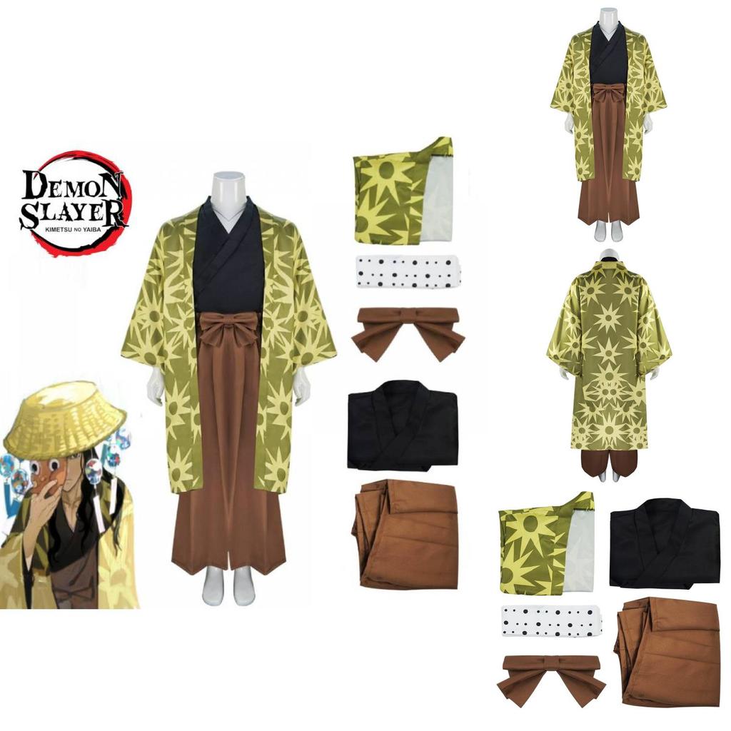 Demon Slayer Cosplay Shirt With Polyester Blend For Game And Anime Events