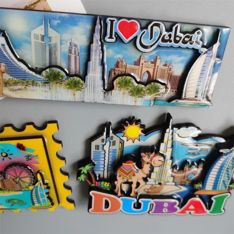 Norvegia IBIZA Barcelona Spania New York Seattle SUA Arabia Saudită Dubai Barcelona magnet de frigider din lemn decorare casă cadouri pentru prieteni