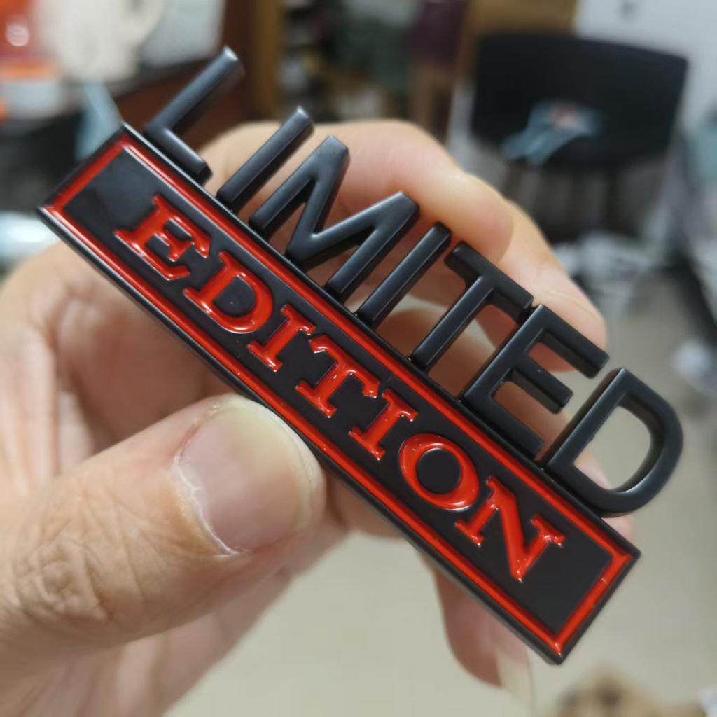 Limited Edition 3D Metal Vehicle Emblem, Custom Body Decoration Stickers