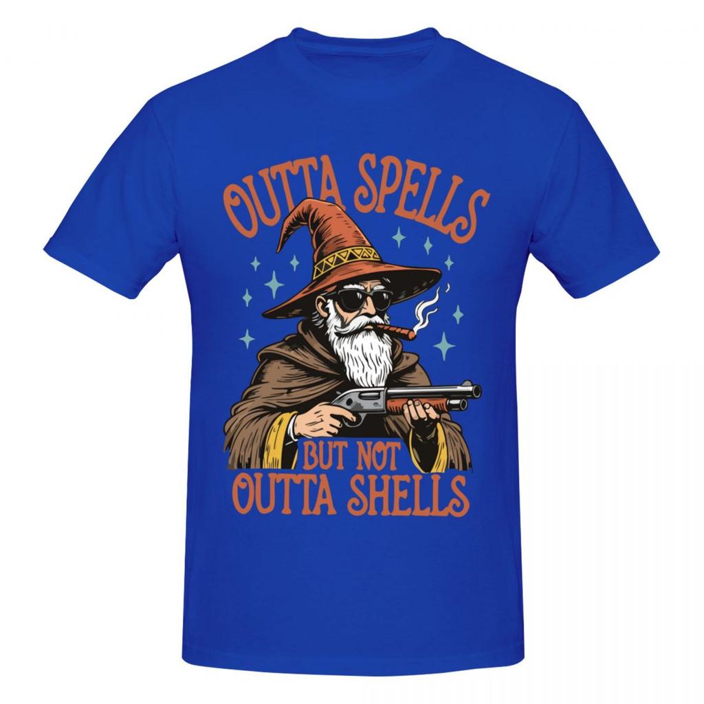 Unisex Lustiges Zauberer Meme Keine Zaubersprüche Mehr Aber Noch Schalen Spaß T-Shirt Streetwear Rundhals Baumwolle T-Shirts